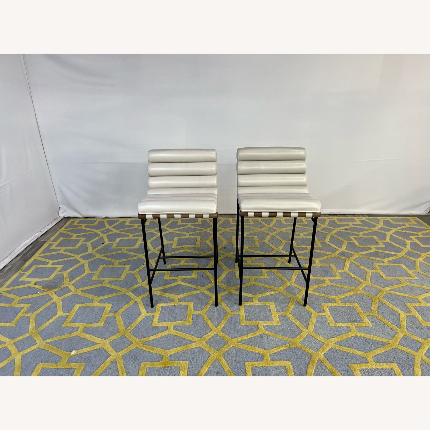 Denver Modern Vail Barstool in Pearl Walnut - image-1