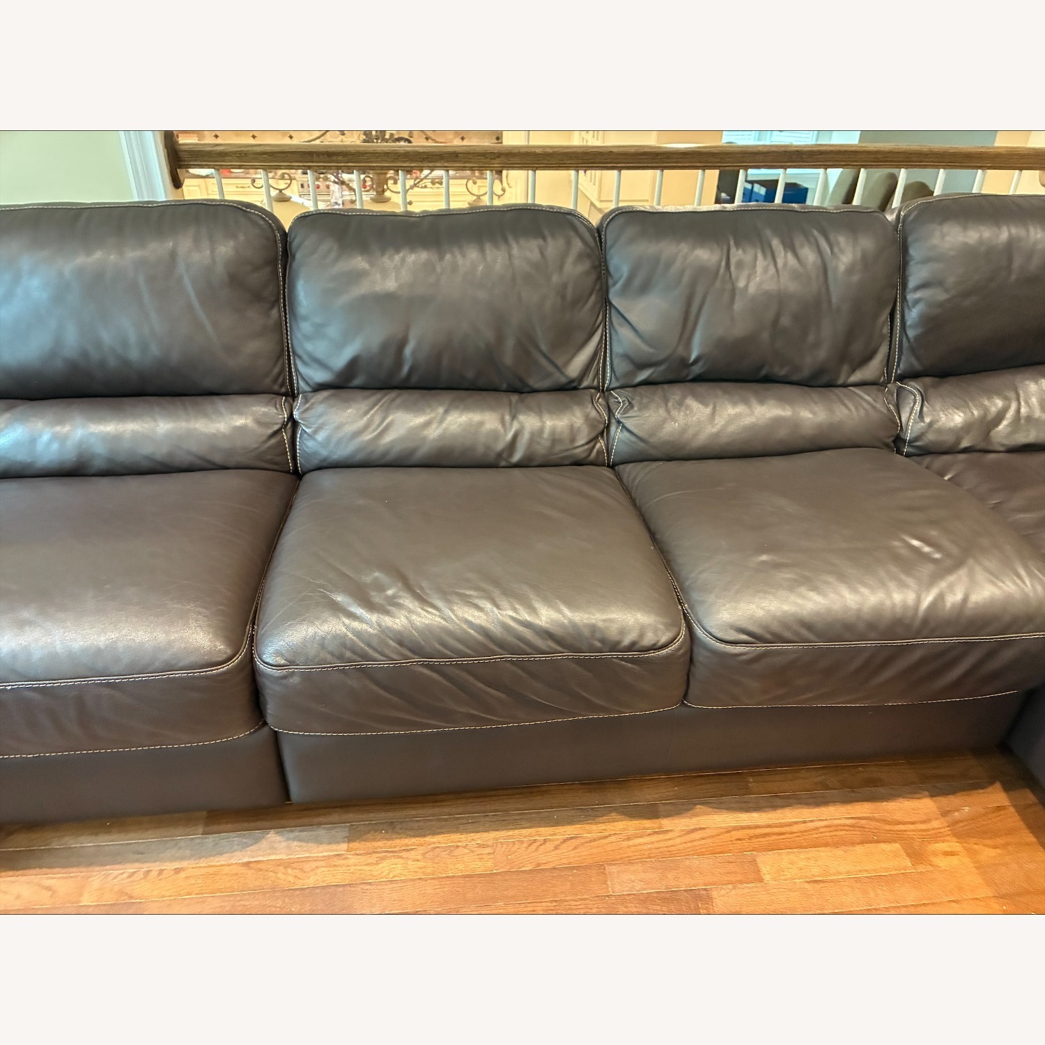 Cindy Crawford Home Leather 3-Piece Sectional  - image-6