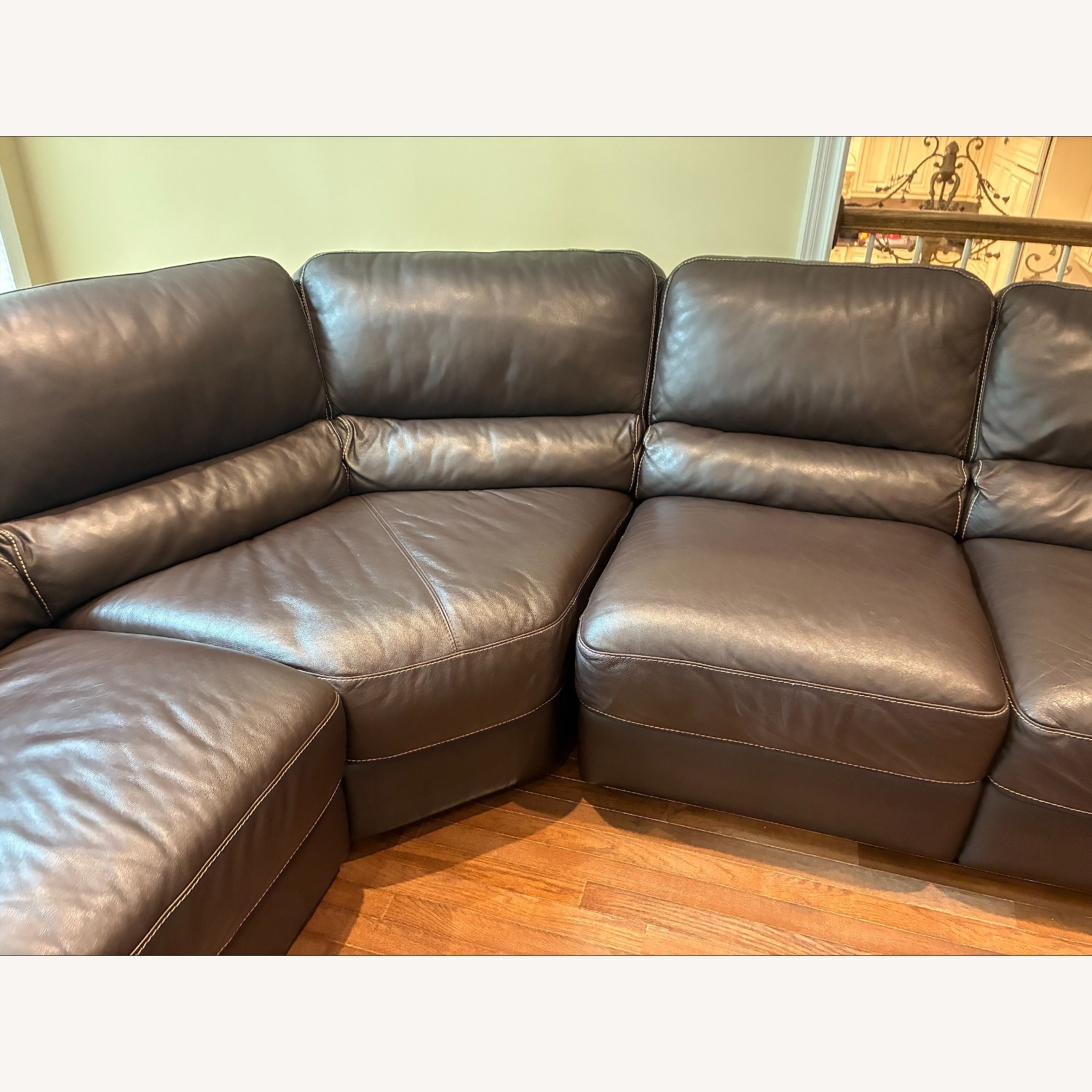 Cindy Crawford Home Leather 3-Piece Sectional  - image-12