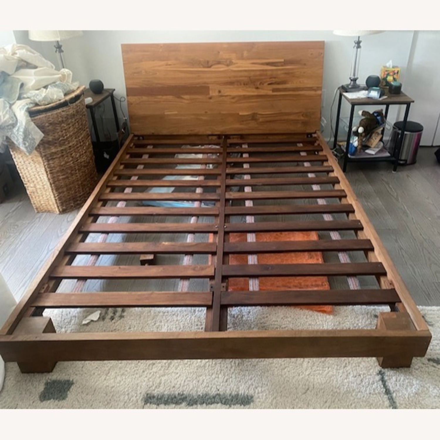 Pottery Barn Reed Platform Bed - image-1