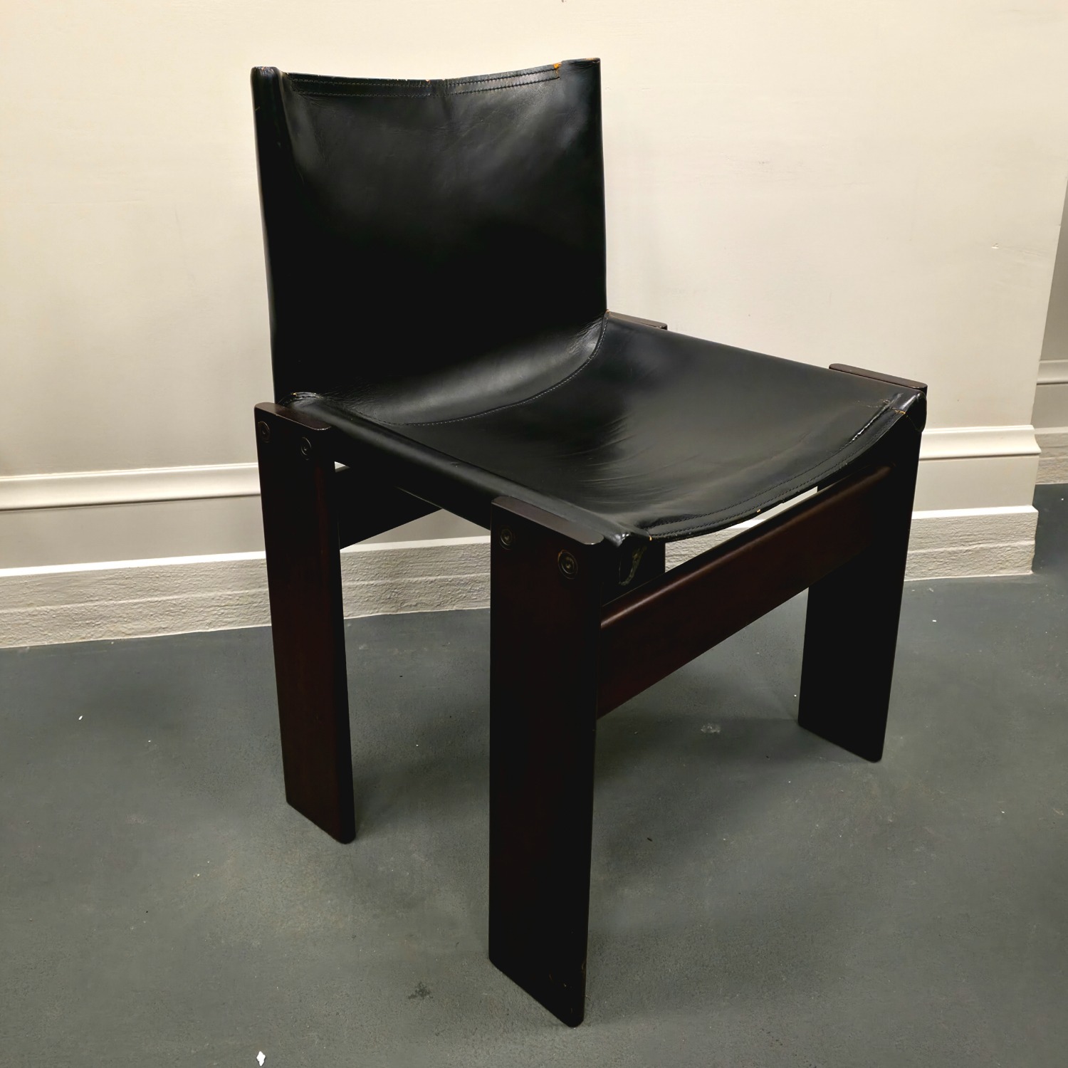 Afra & Tobia Scarpa Monk Dining Chairs - image-0