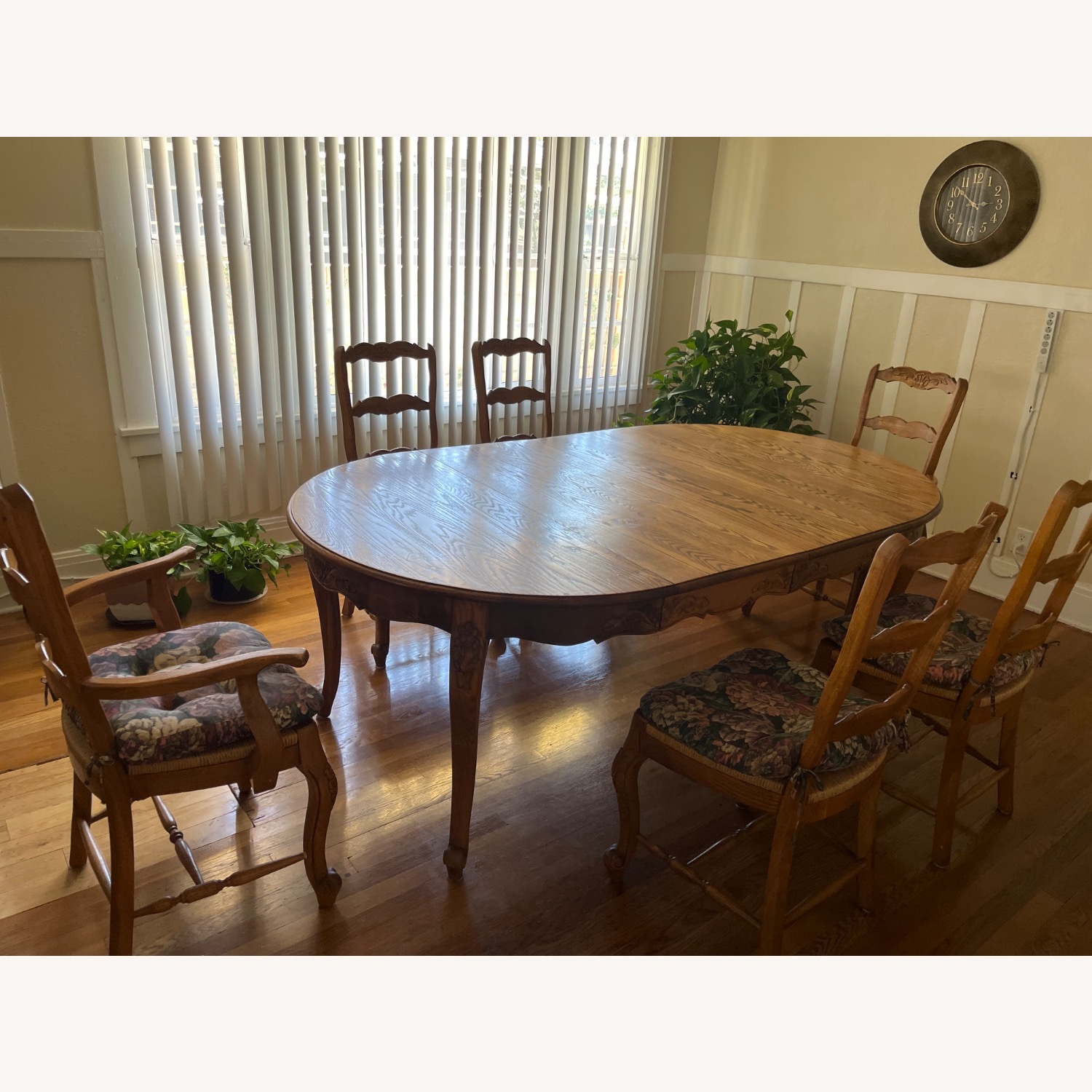 Oakwood Antique Dining Set - image-1