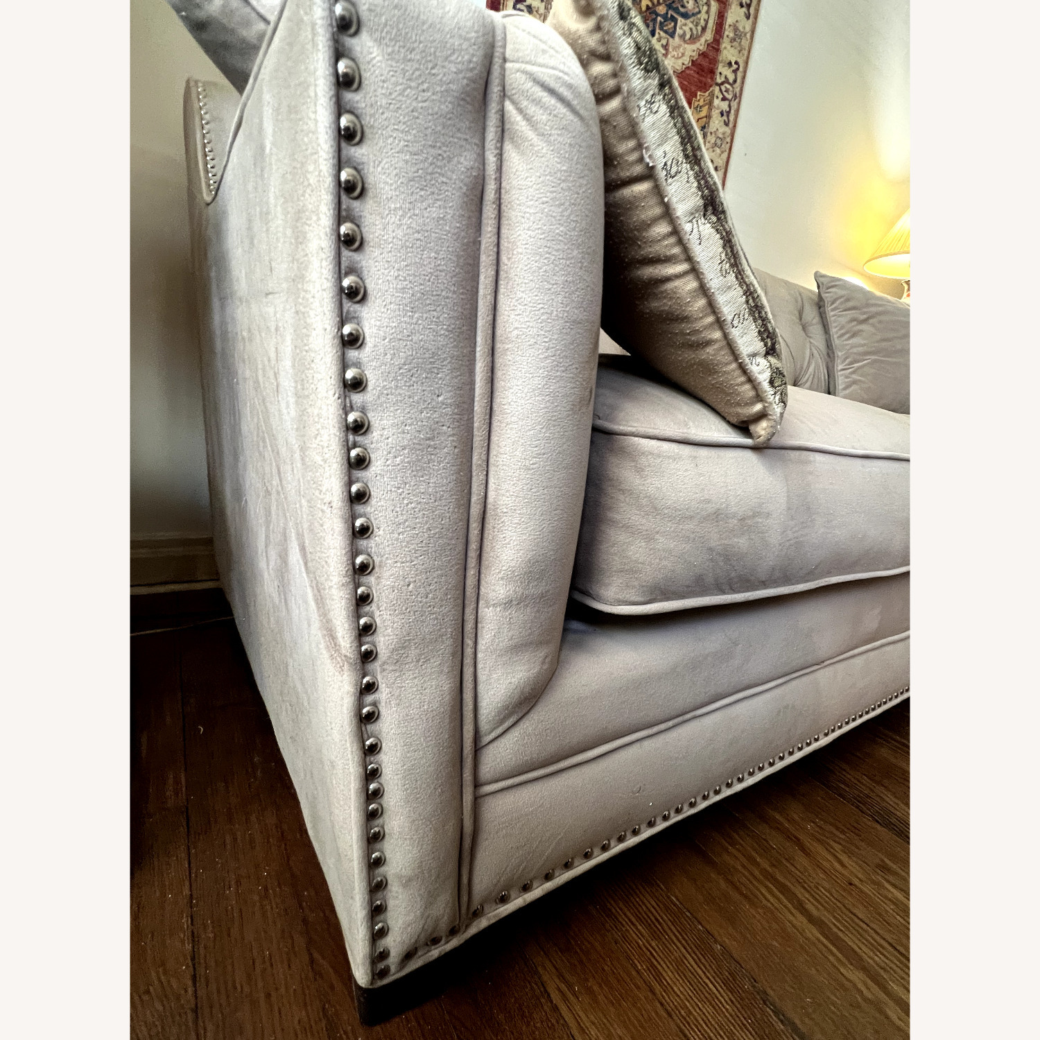 Modern Tufted Velvet Sofa - image-2