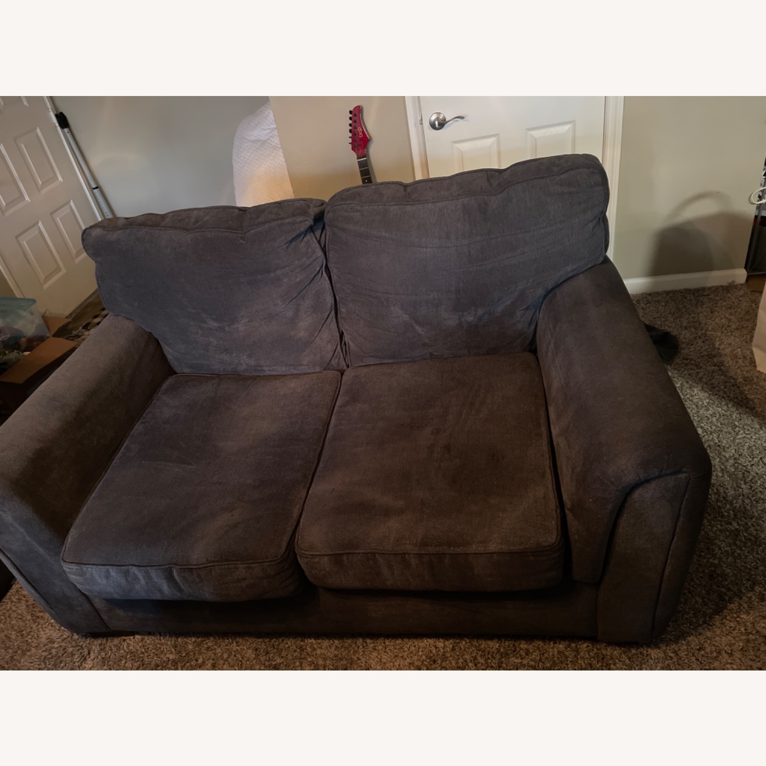 Peak Living Charcoal Grey Sofa - image-1