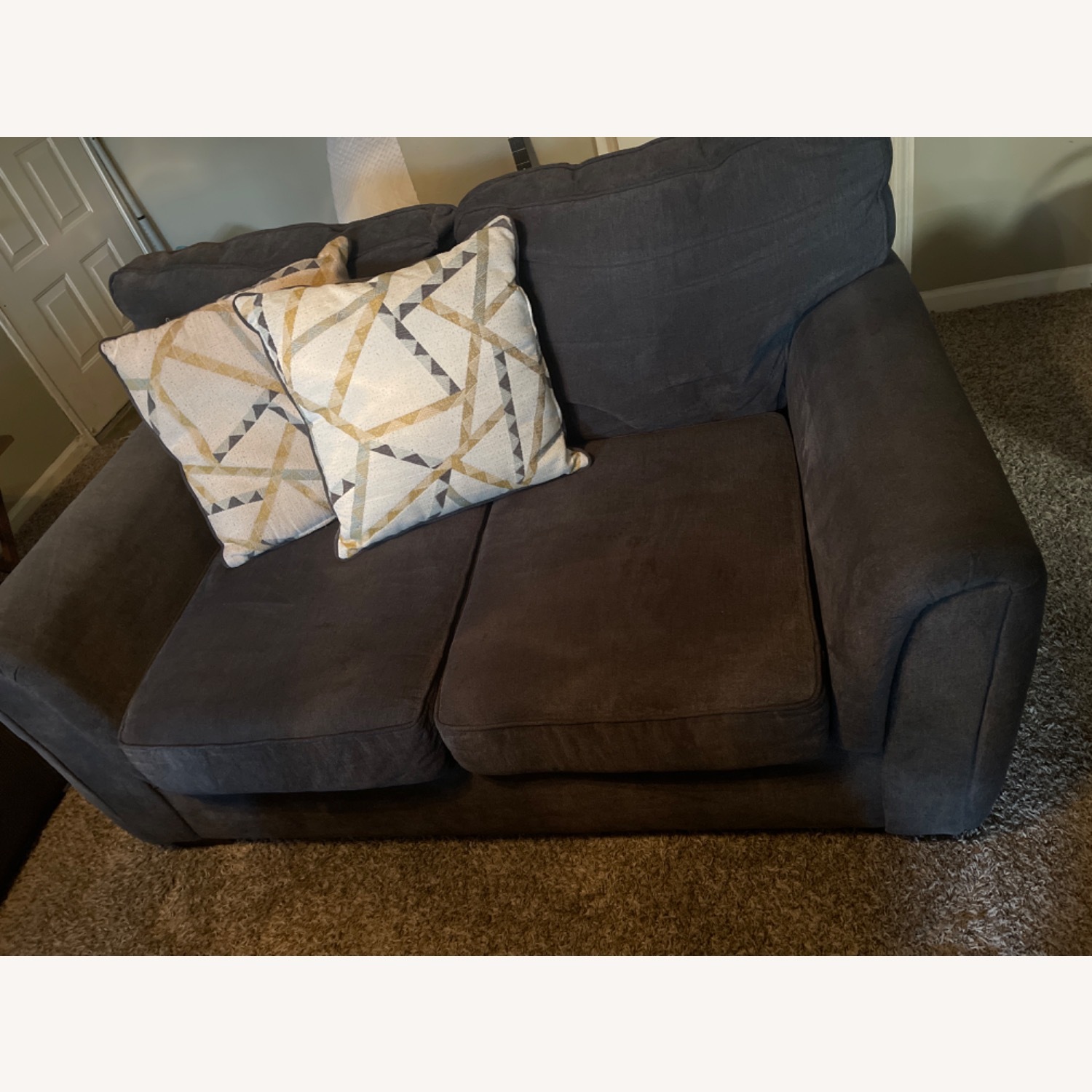 Peak Living Charcoal Grey Sofa - image-6