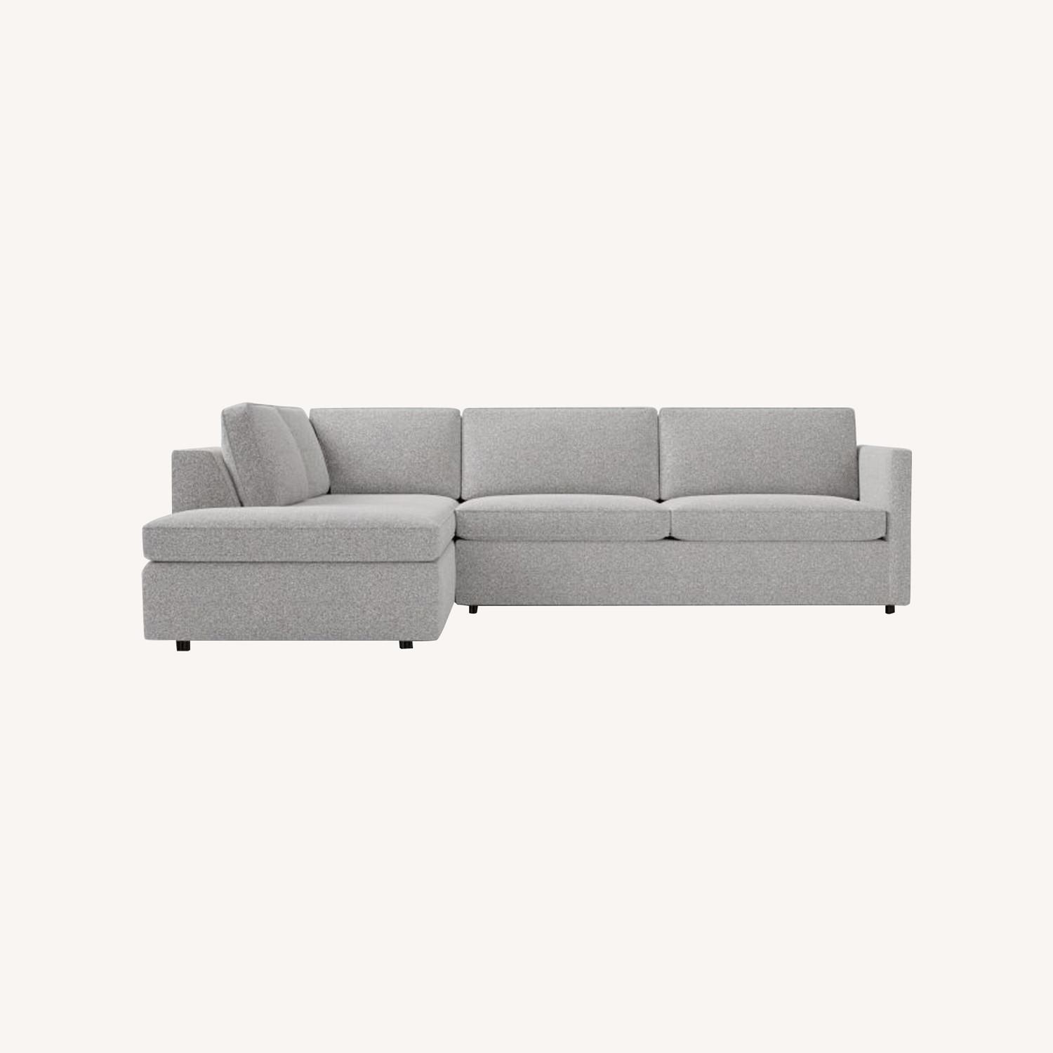 West Elm Harris 112" Sleeper Sectional - image-0