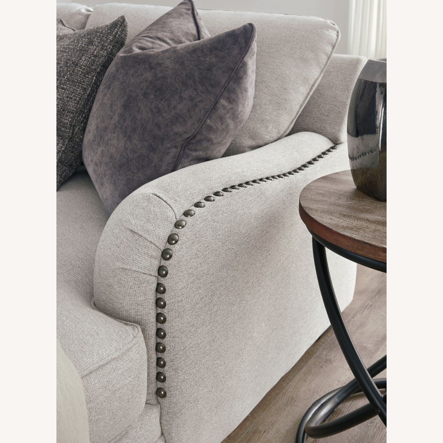 Ashley Dellara 3 Piece Gray Sectional - image-2