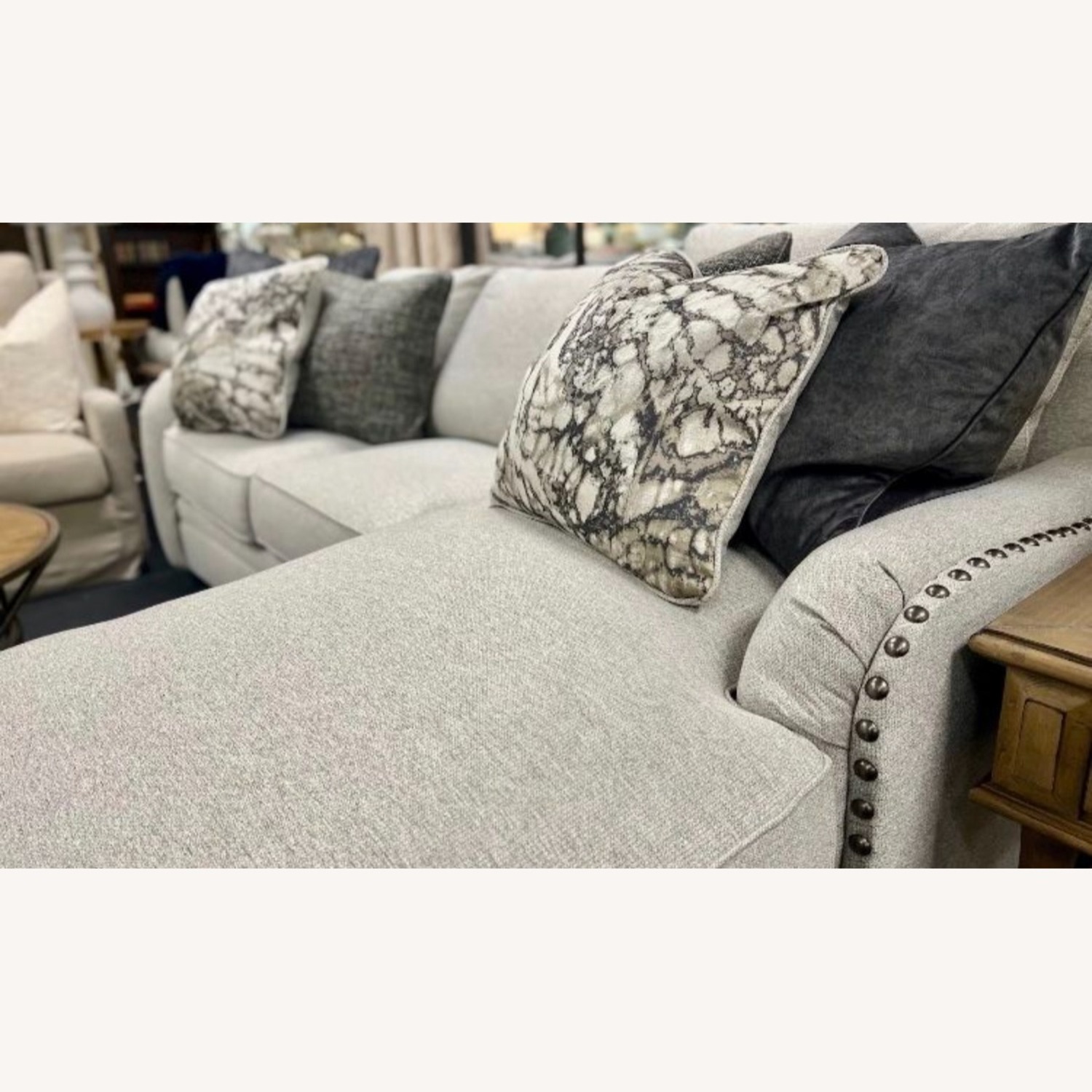 Ashley Dellara 3 Piece Gray Sectional - image-8