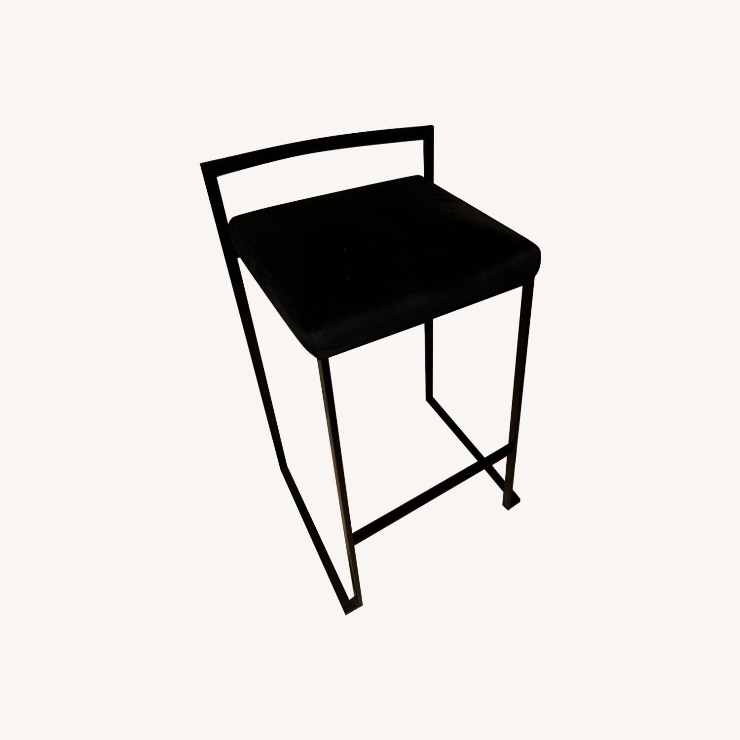 Amazon Black Bar Stools (set of 2) - image-6