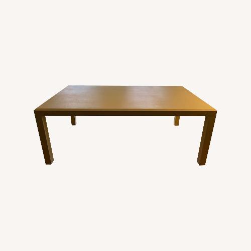 Used Matthews & Parker Dining Table Parson Style for sale on AptDeco