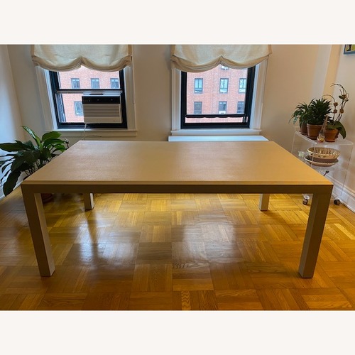Used Matthews & Parker Dining Table Parson Style for sale on AptDeco