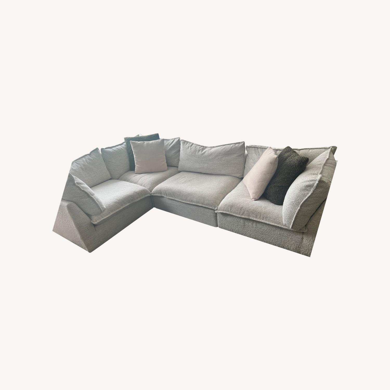 Living Spaces Modular Sofa - image-0