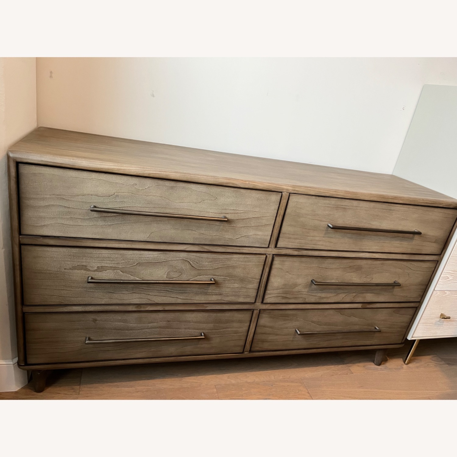 Macy's Juno Solid Pine Low Dresser in Gray-Brown - image-1