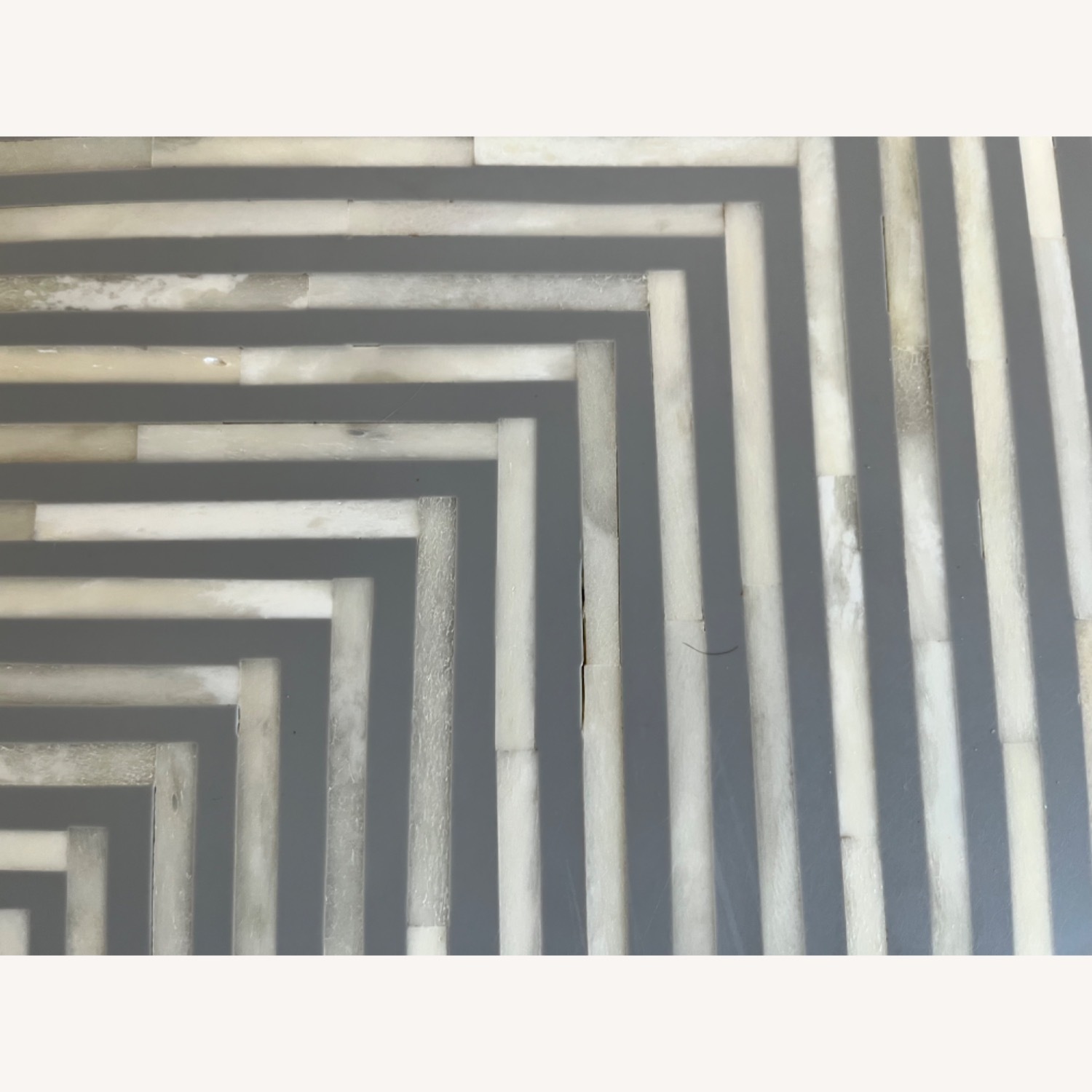 Anthropologie Savi Striped Inlay Table - image-4