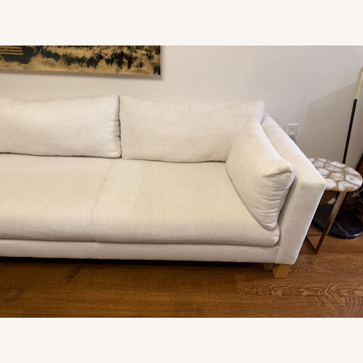 Crate & Barrel Pacific Wood 3-Piece Corner Sectional Sofa - image-8