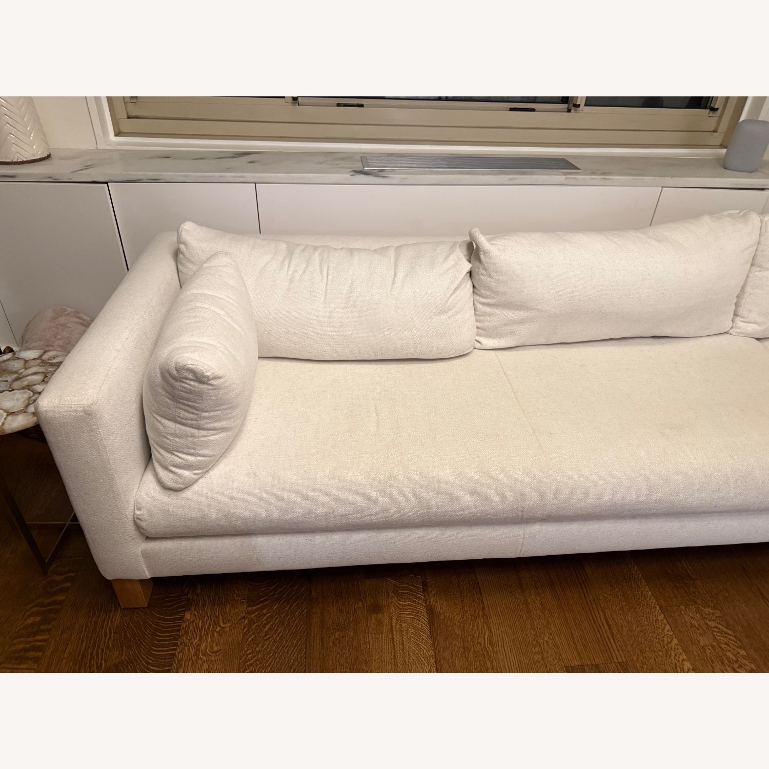 Crate & Barrel Pacific Wood 3-Piece Corner Sectional Sofa - image-6