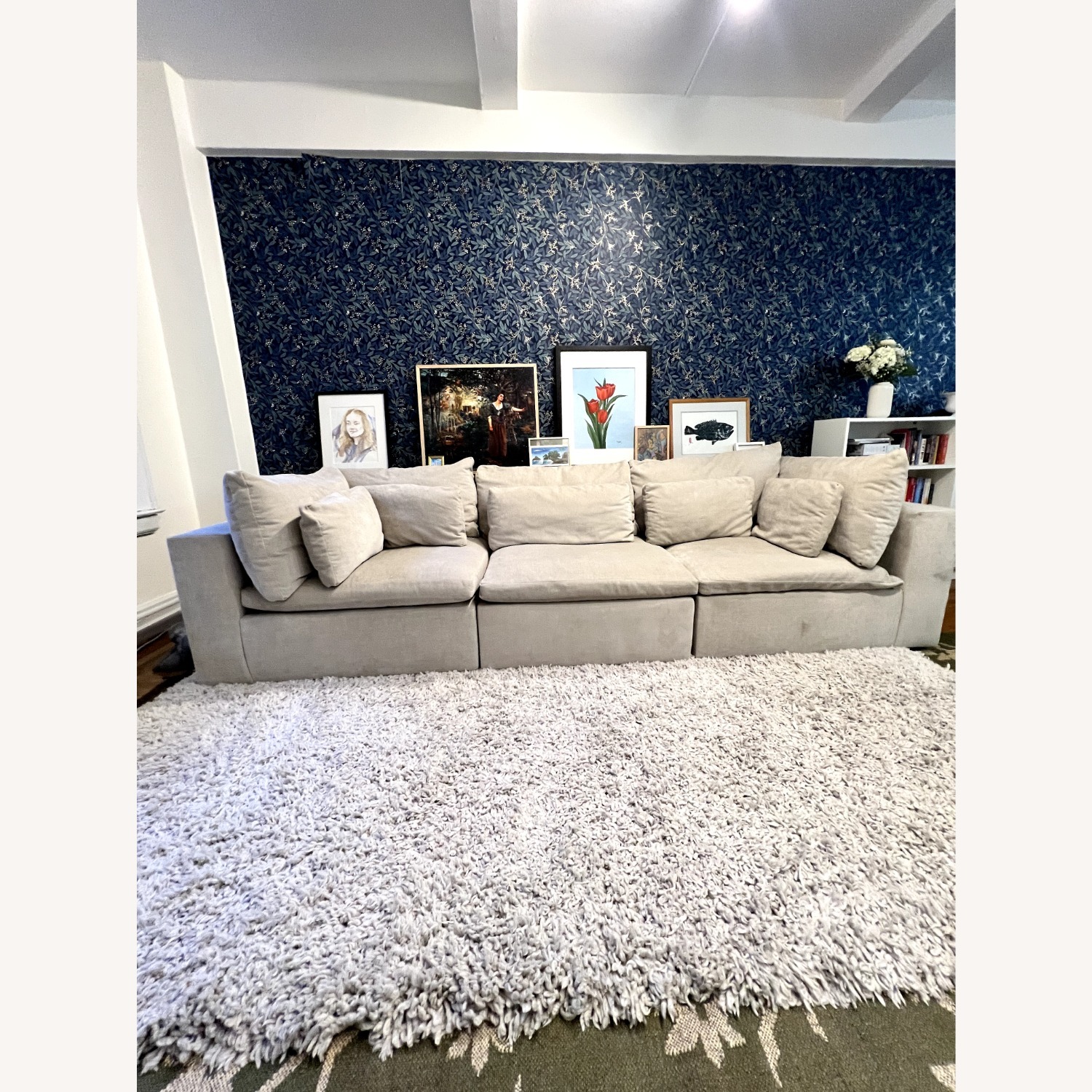 West Elm Harmony Pearl Gray - image-1