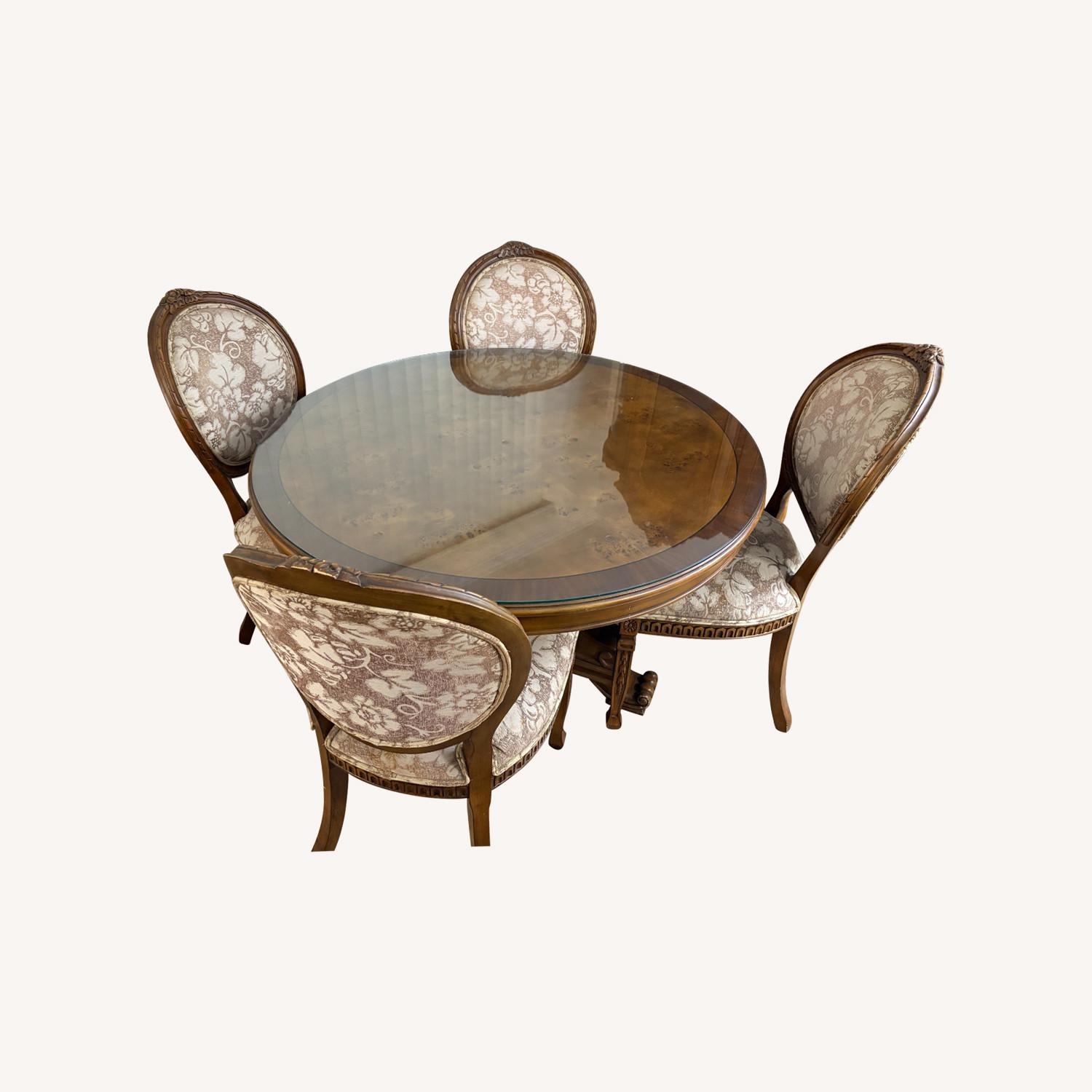 Solid Wood Dining Table Set - image-0