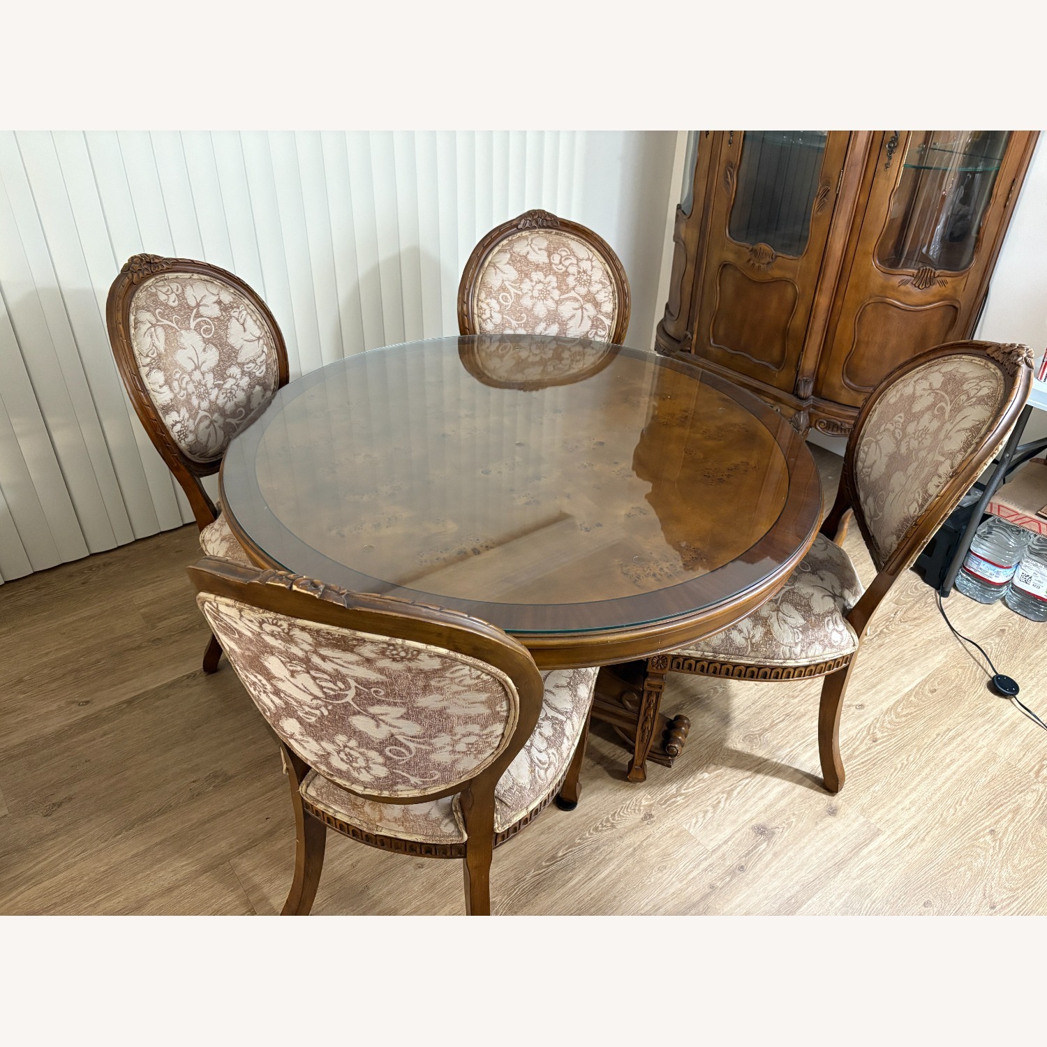 Solid Wood Dining Table Set - image-1