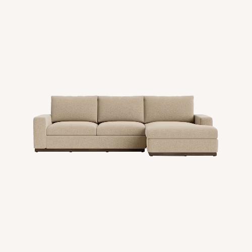 Used Joybird Sandstone Holt Sectional with Storage for sale on AptDeco