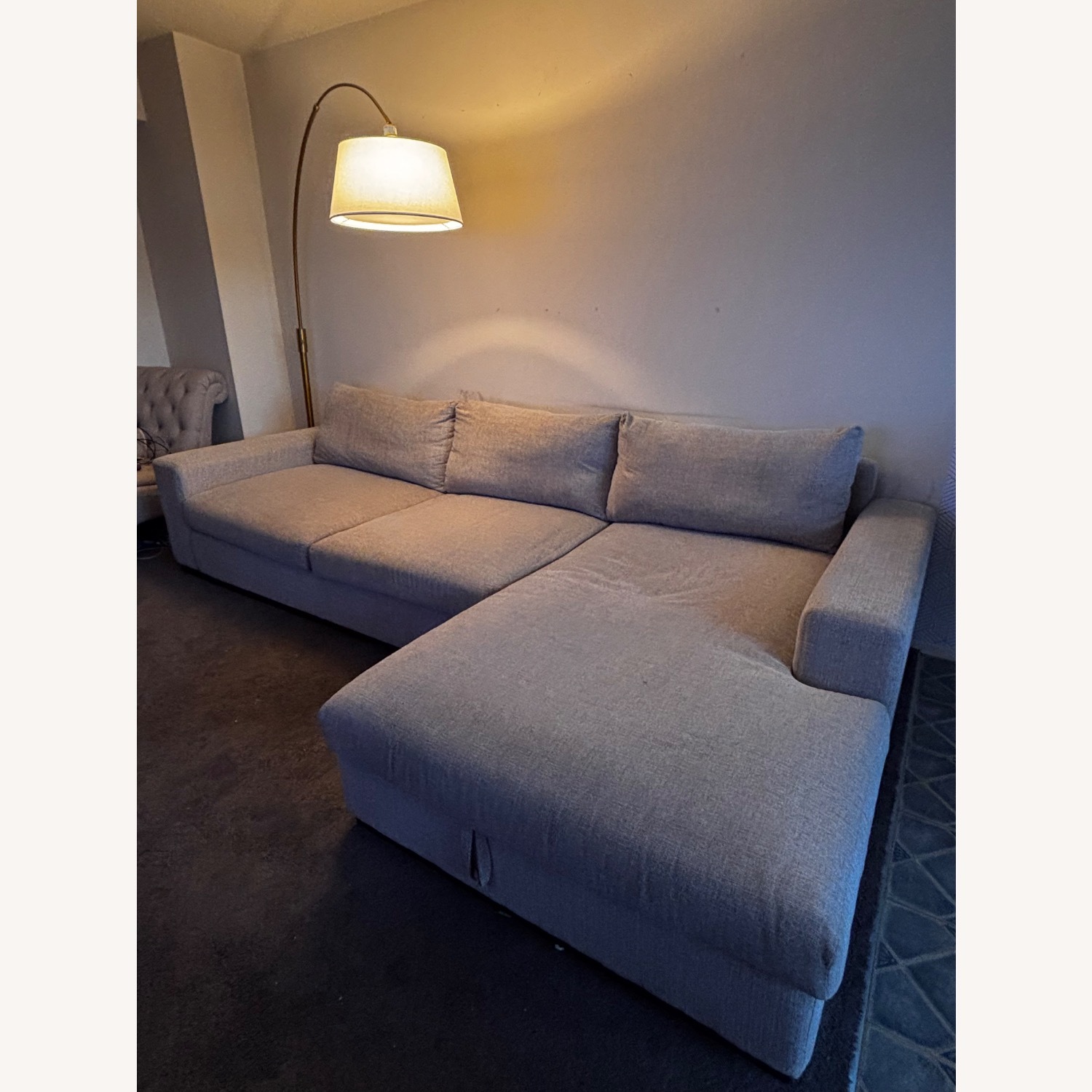 Joybird Sandstone Holt Sectional with Storage - image-6