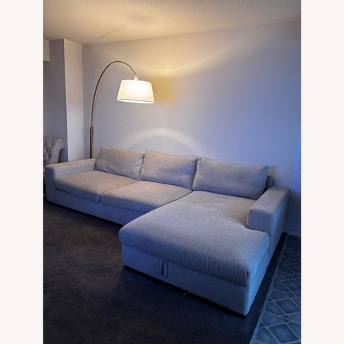 Used Joybird Sandstone Holt Sectional with Storage for sale on AptDeco
