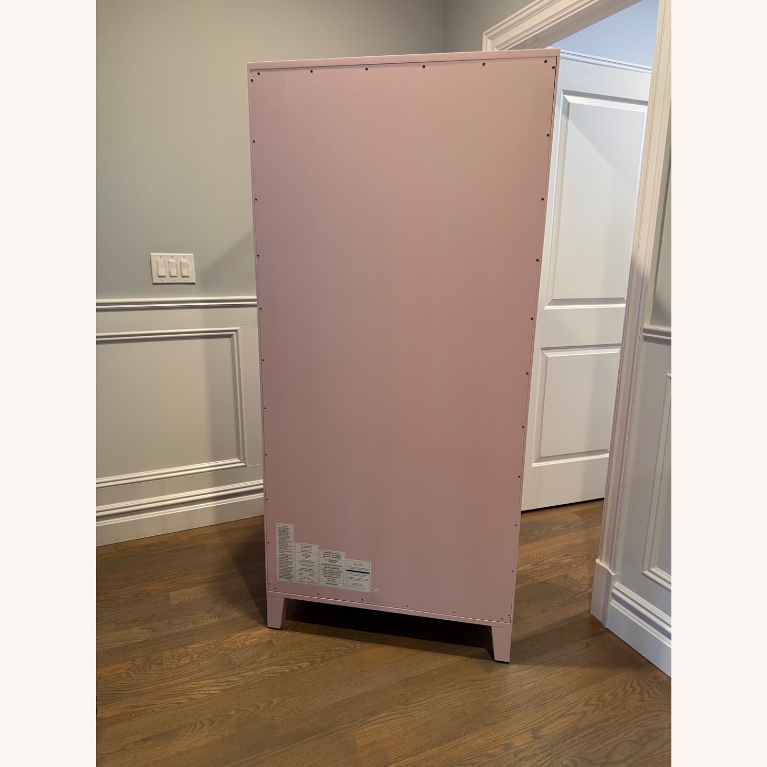 Pottery Barn Teen Pyramid Stud Armoire, Pink - image-5