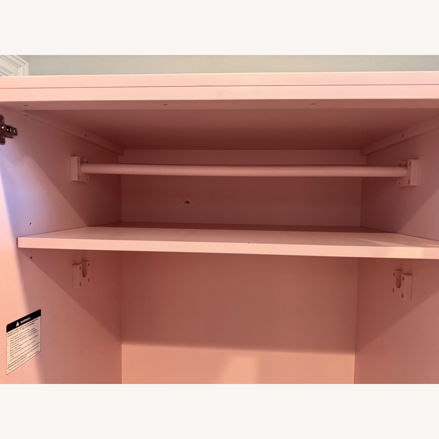 Pottery Barn Teen Pyramid Stud Armoire, Pink - image-7