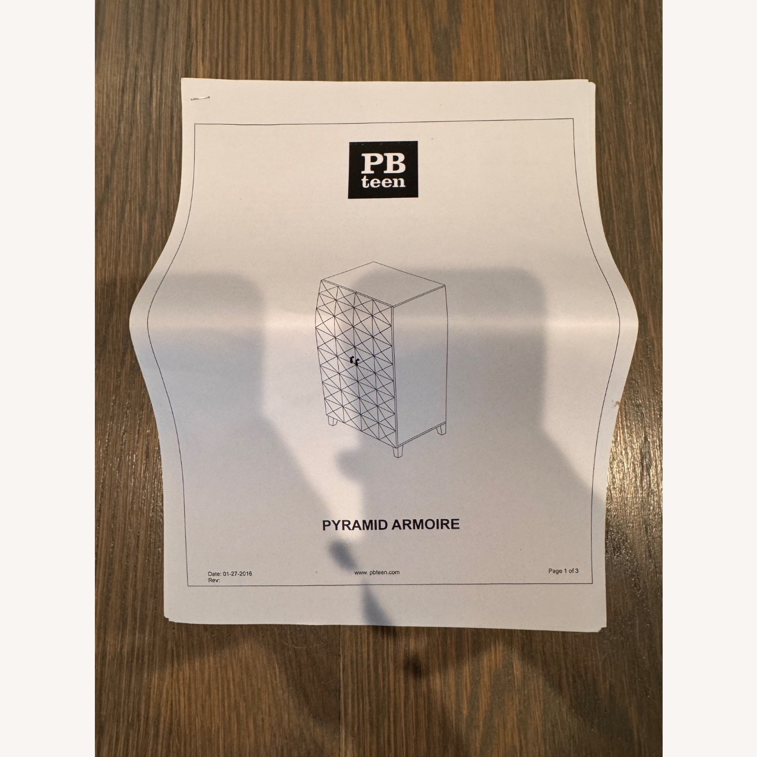 Pottery Barn Teen Pyramid Stud Armoire, Pink - image-10