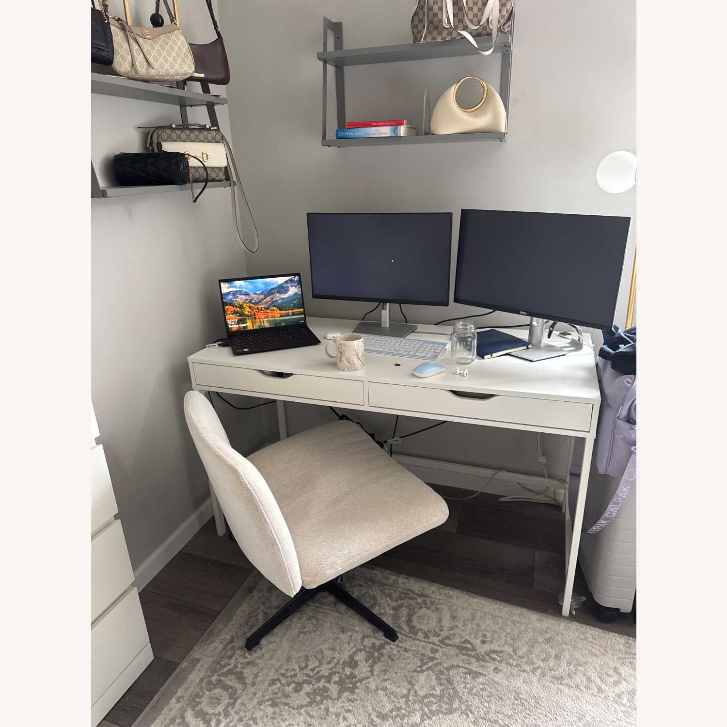 yoichi_x_xxxi様　IKEA イケア ALEX ALEX アレクス デスク, ホワイト, 132x58 cm - IKEA