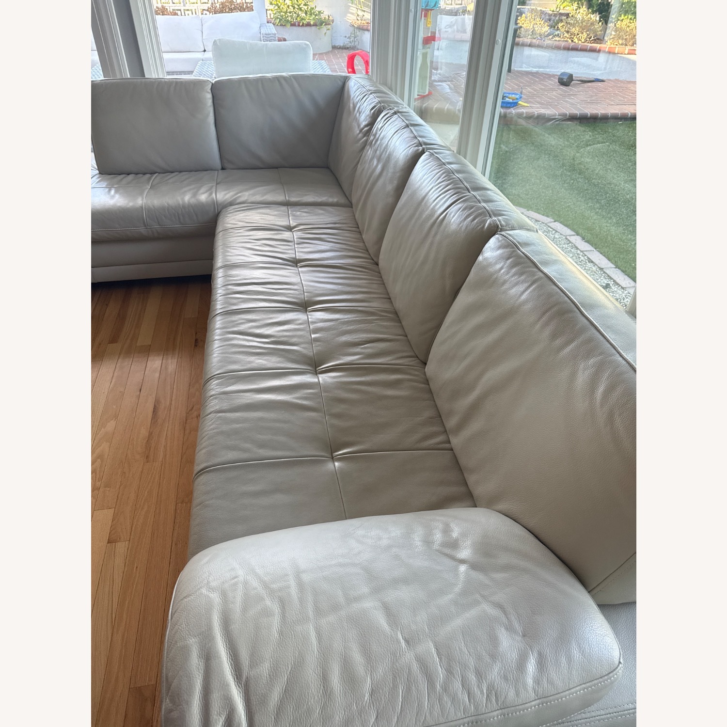 Scandinavian Design Leather Sectional - image-7