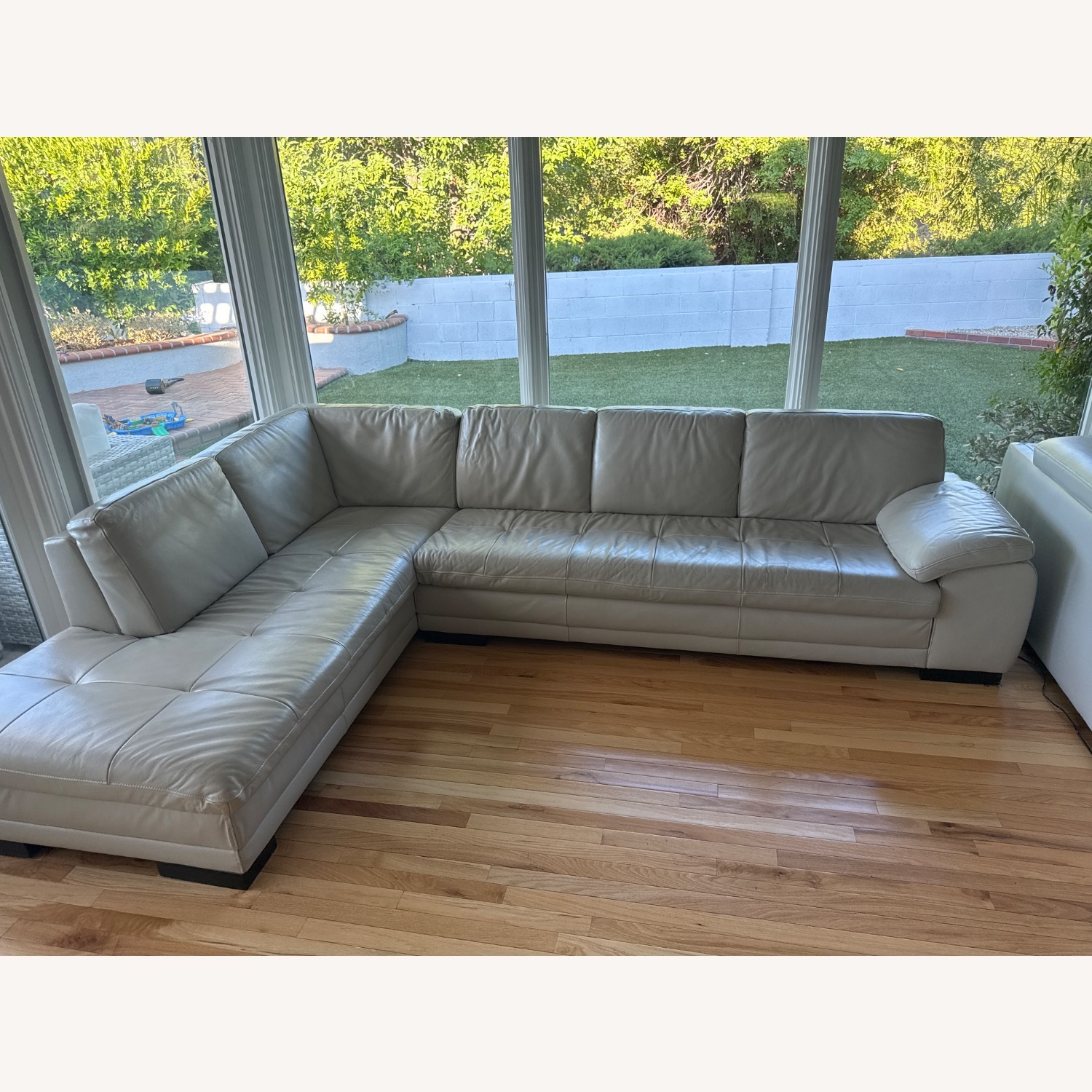 Scandinavian Design Leather Sectional - image-1