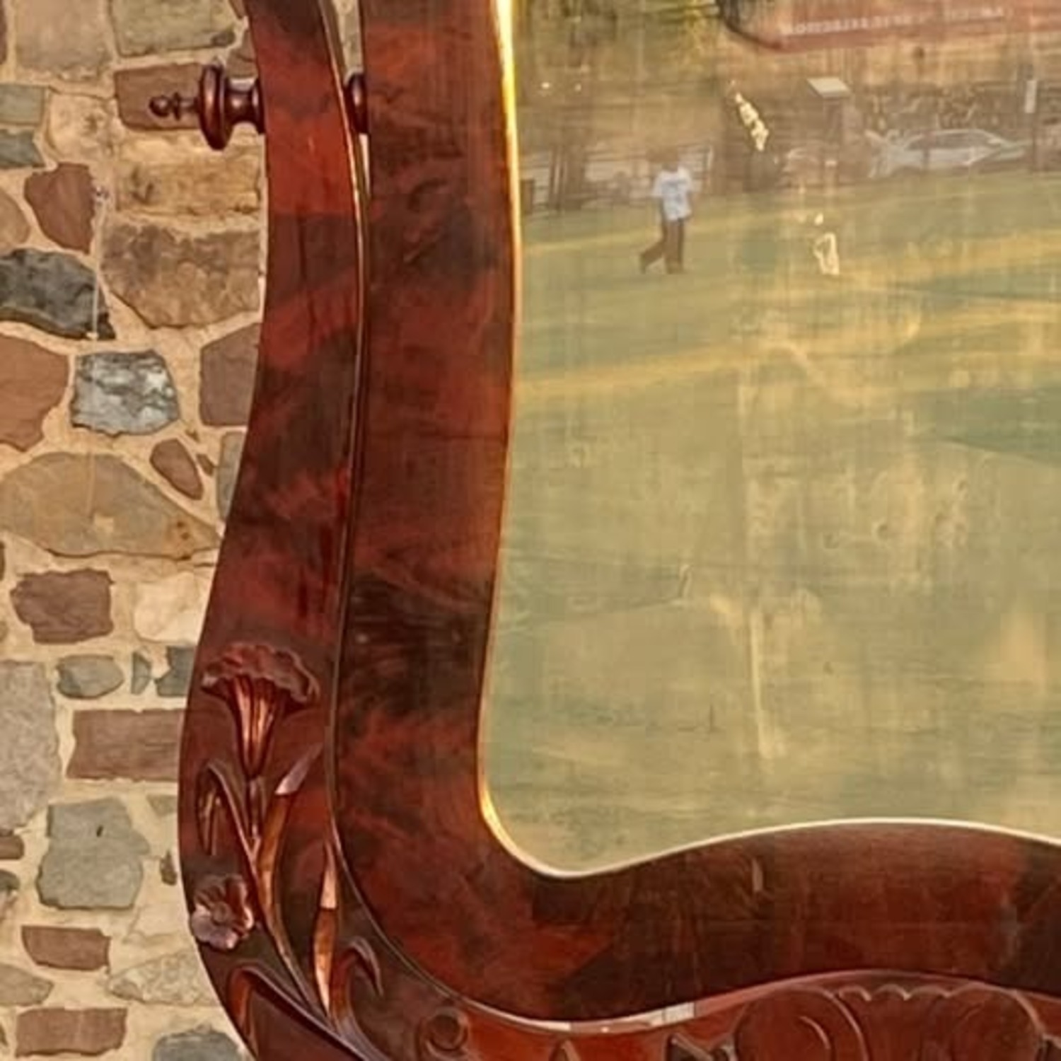 Antique Victorian Mahogany Marble Top Dresser - image-3