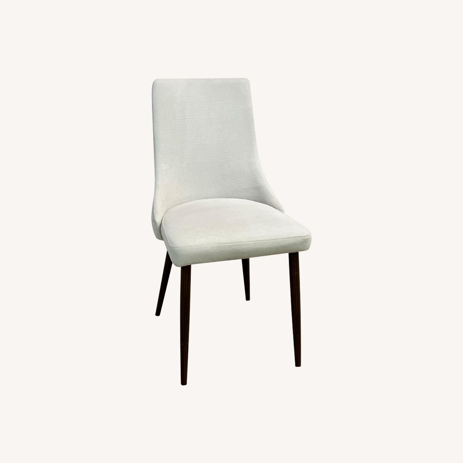 West Elm White Dining Chair - image-0
