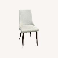 West Elm White Dining Chair