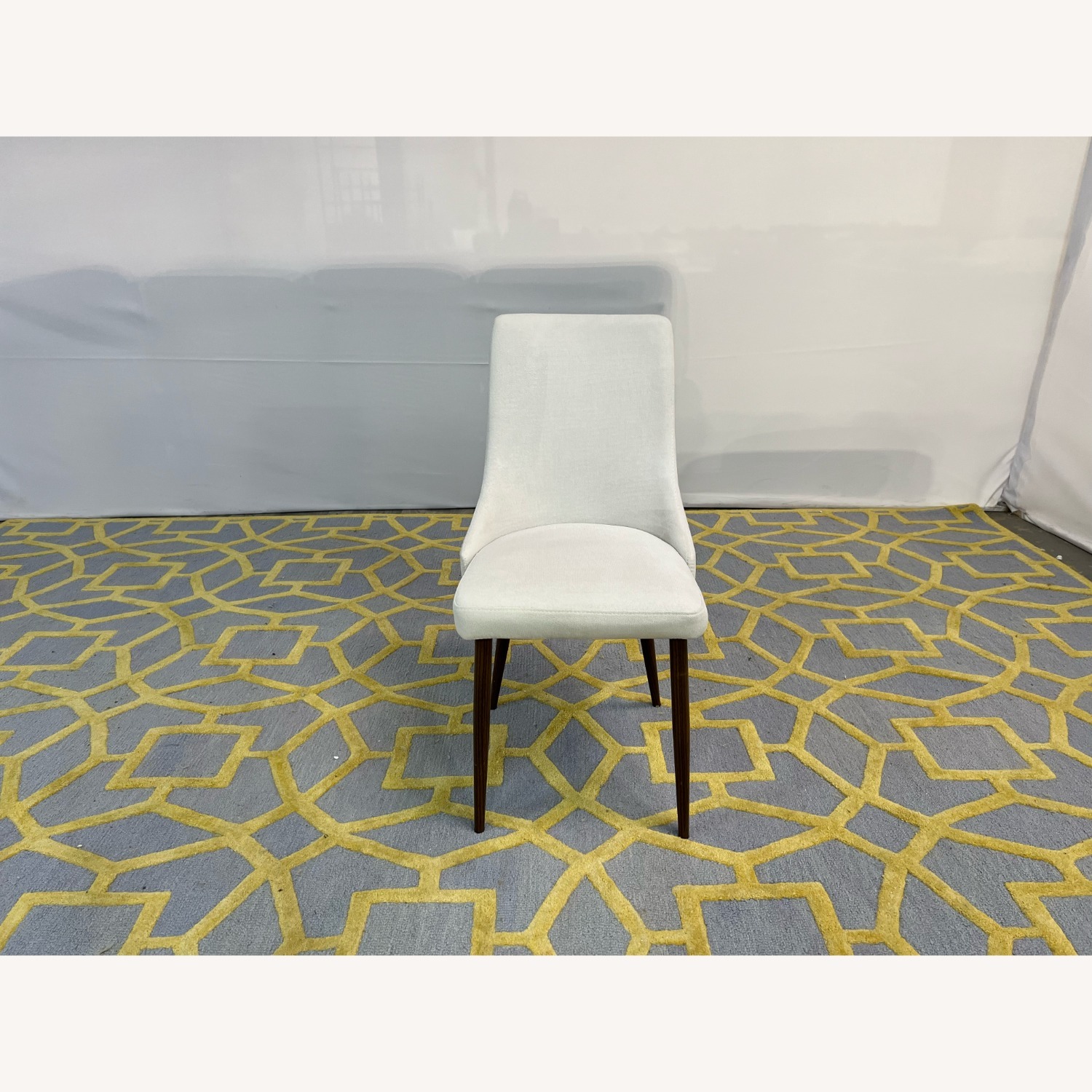 West Elm White Dining Chair - image-1