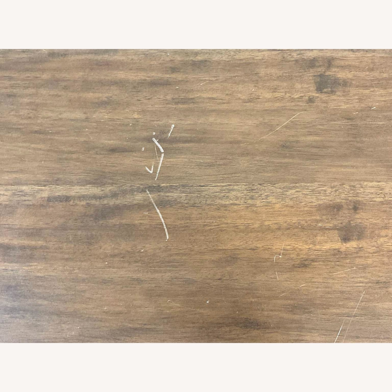 Modern Acacia Wood Stainless Steel Writing Desk - image-10