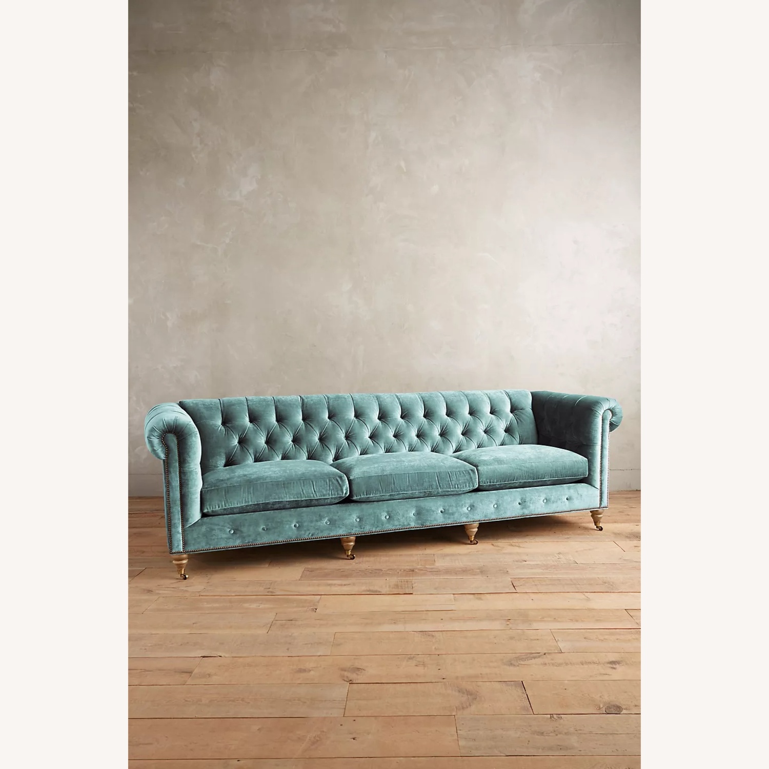 Anthropologie Lyre Chesterfield 3-Cushion Sofa - image-6