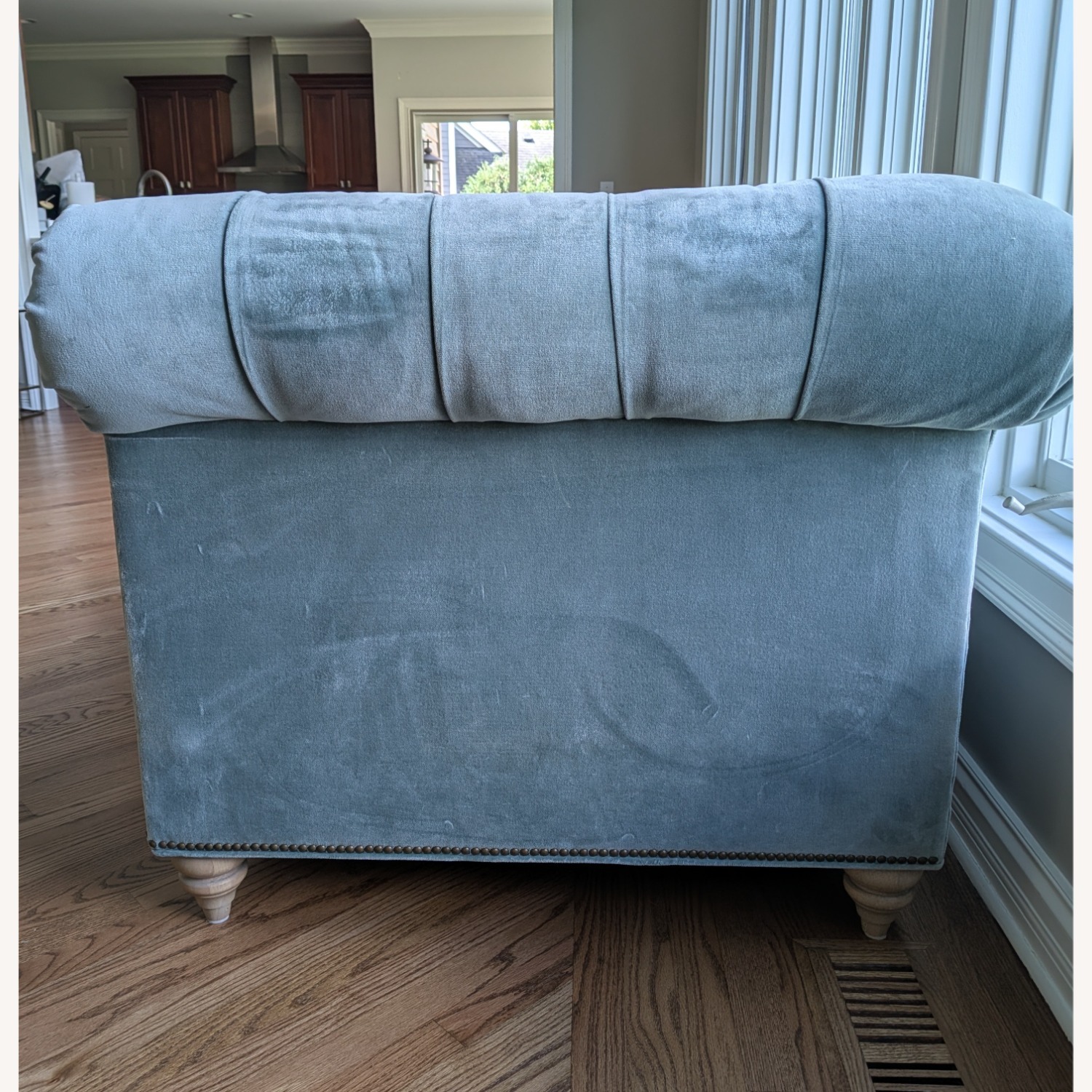 Anthropologie Lyre Chesterfield 3-Cushion Sofa - image-3