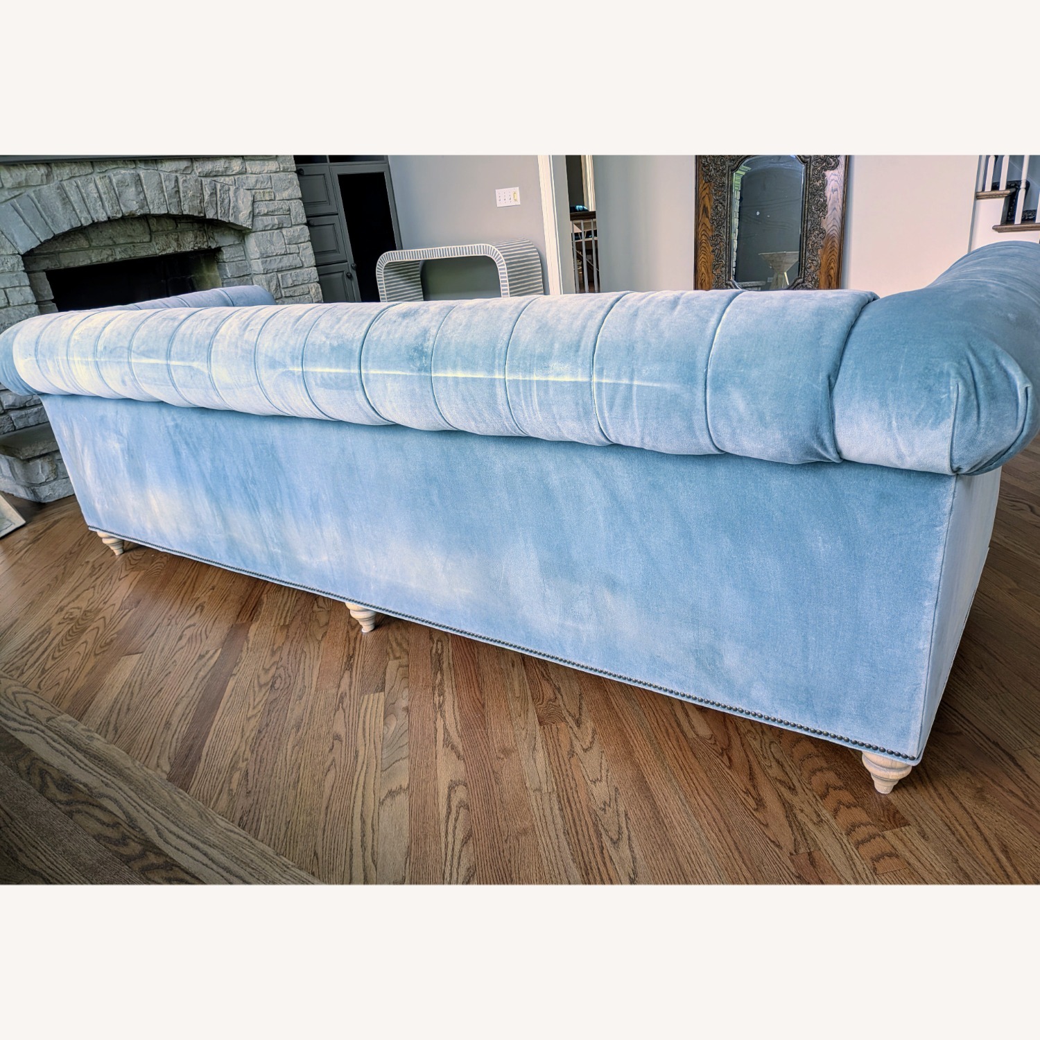 Anthropologie Lyre Chesterfield 3-Cushion Sofa - image-4