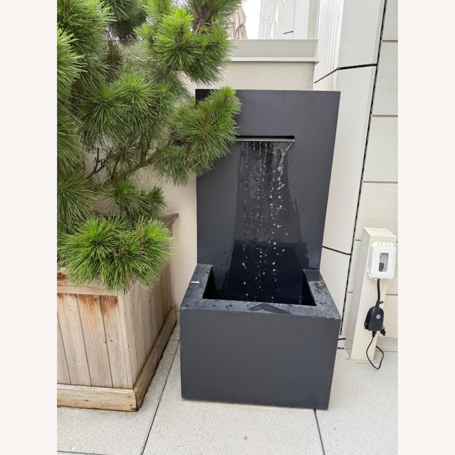 Restoration Hardware Modernist Wall Fountain 5-Spout - image-4