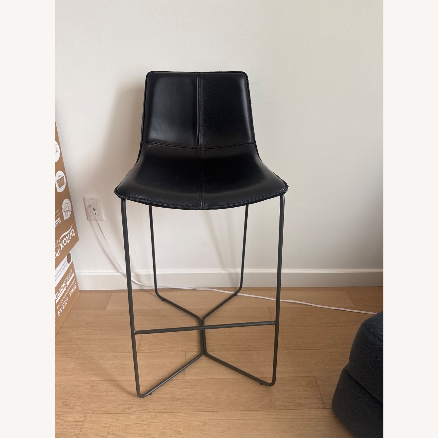 West Elm Slope Bar Stools - image-1