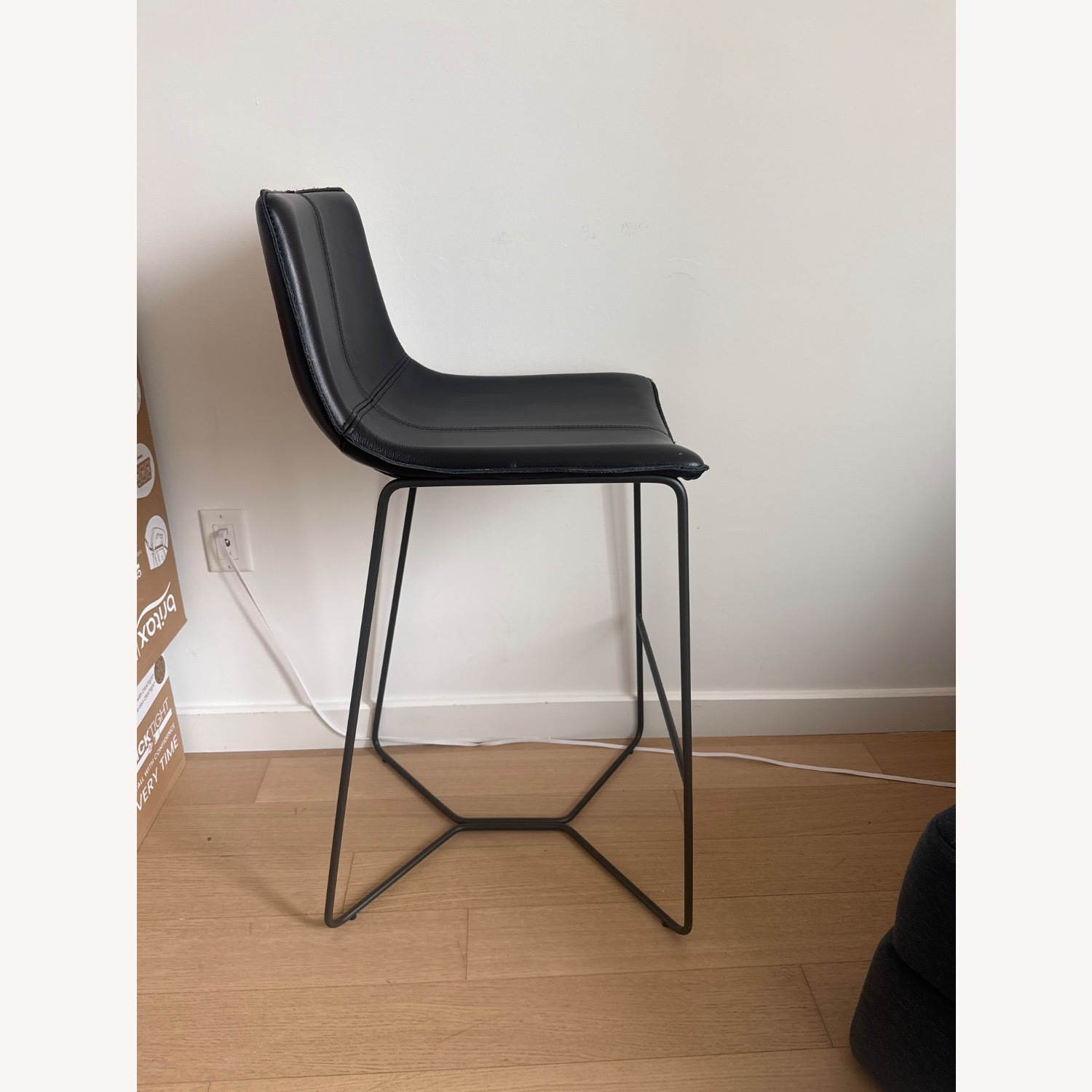 West Elm Slope Bar Stools - image-2