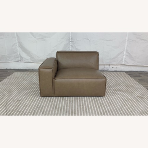 Used Castlery Warm Taupe Jonathan Left Arm Sofa for sale on AptDeco