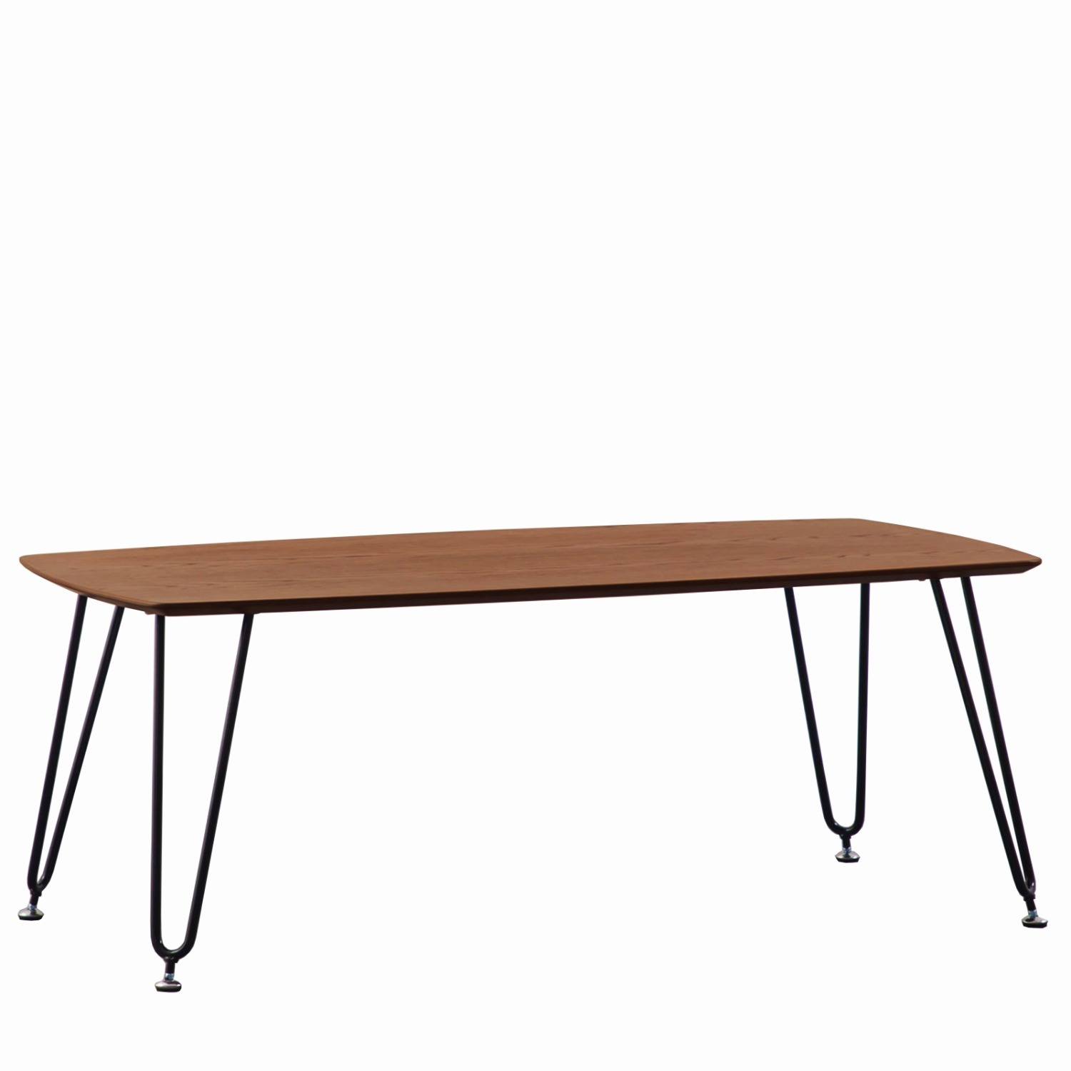 Elmwood Rectangular Walnut MDF Wood Coffee Table - image-2