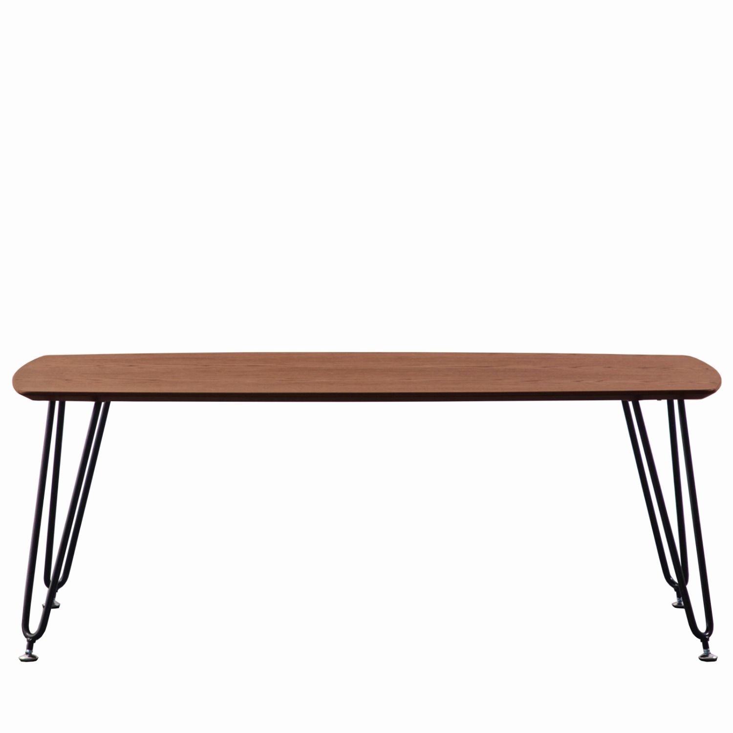 Elmwood Rectangular Walnut MDF Wood Coffee Table - image-6