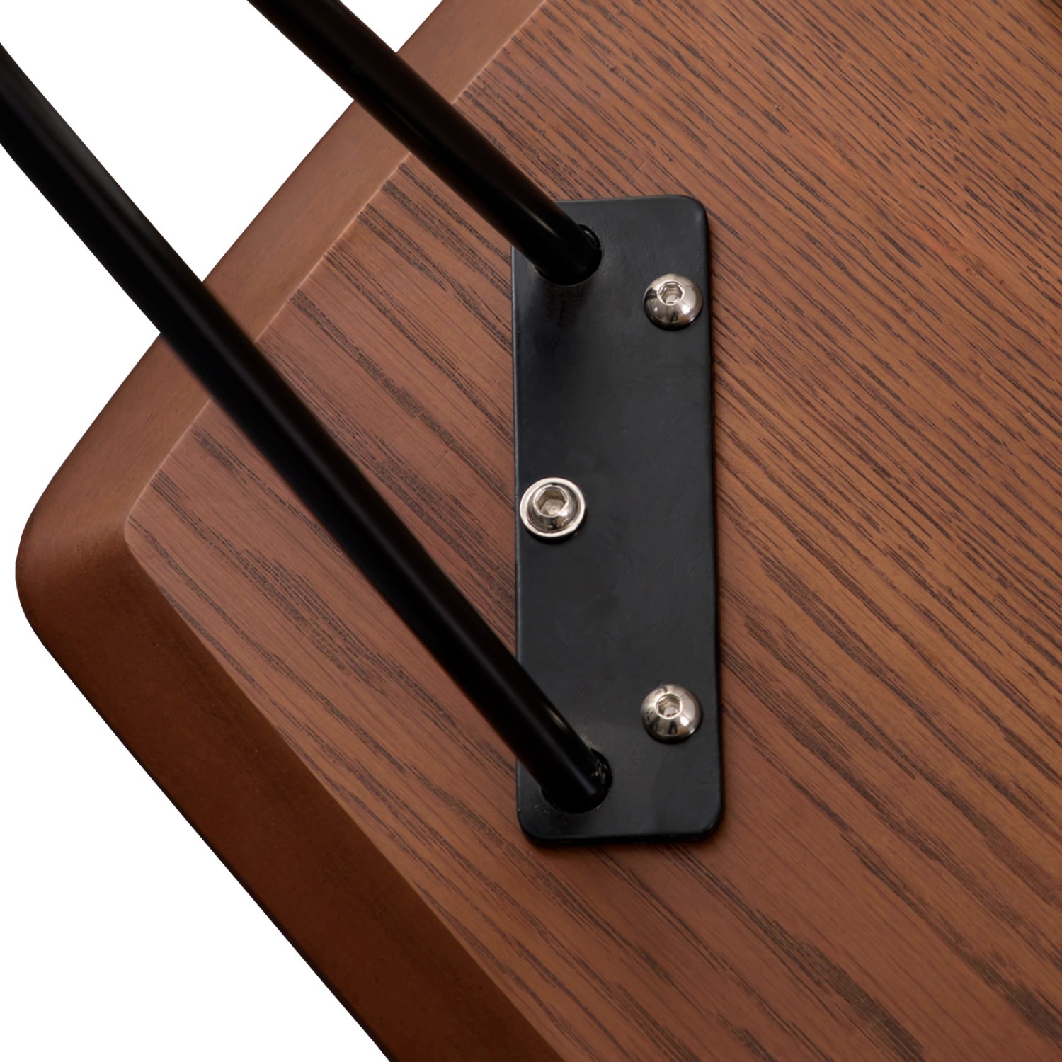 Elmwood Rectangular Walnut MDF Wood Coffee Table - image-8