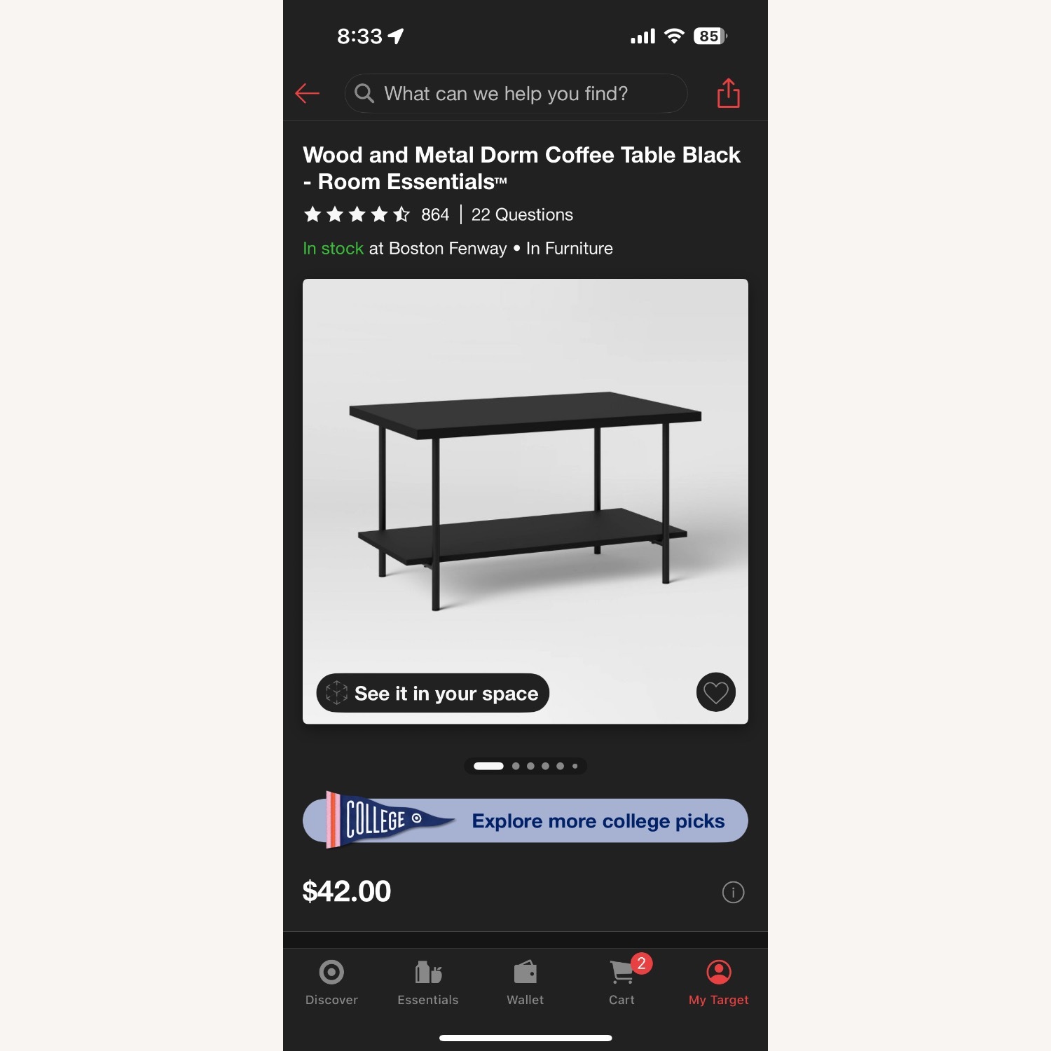 Target Room Essentials Coffee Table - image-4