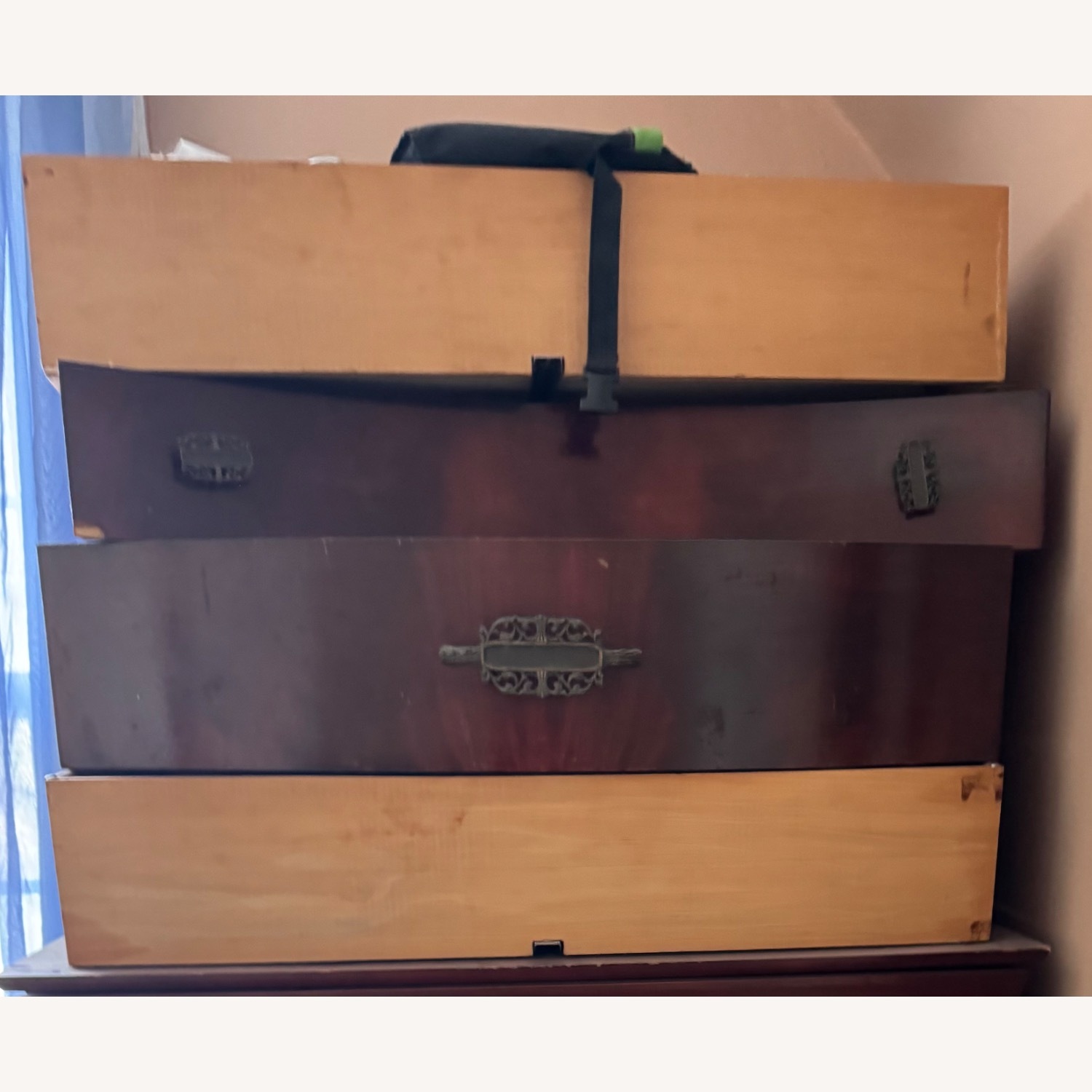 Mahogany 7 Drawer Dresser  - image-3