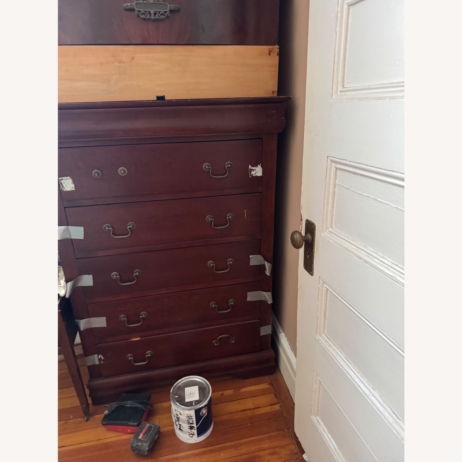 Mahogany 5 Drawer Dresser  - image-1